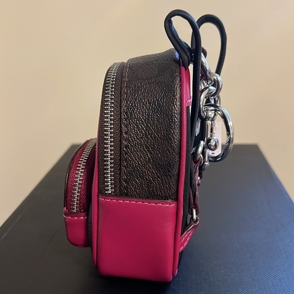 Coach Keychain Backpack Mini Bag - Picture 7 of 9